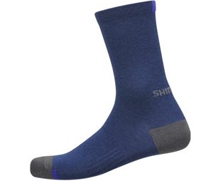 Cykelstrumpor Shimano Performance Wool Socks Navy