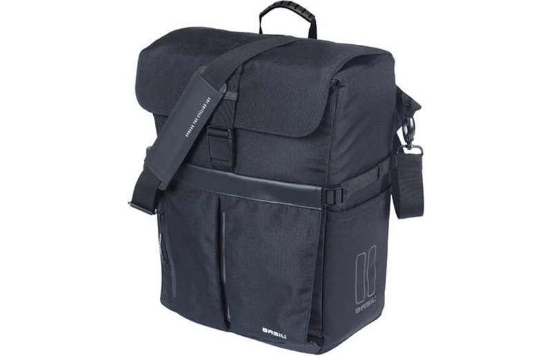 Bagasjebrettveske Basil Move MIK Hooks 15L Black