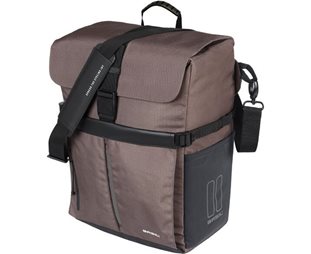 Pakethållarväska Basil Move MIK Hooks 15L Brown