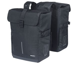 Pakethållarväska Basil Move Doublebag MIK 30L Black