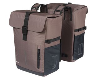 Pakethållarväska Basil Move Doublebag MIK 30L Brown