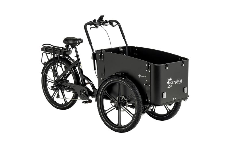 Laatikkopyörä Cargobike Flex Musta