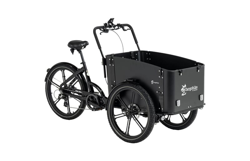 Laatikkopyörä Cargobike DeLight Musta