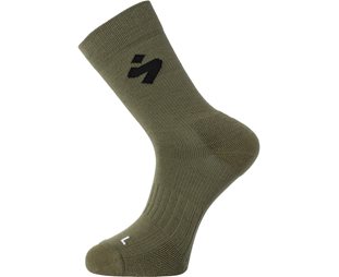 Cykelstrømper Sweet Protection Hunter Merino Socks Black/Neon Yellow