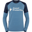 Cykeltröja Sweet Protection Jersey Hunter Merino Hybrid LS W Flare Blue