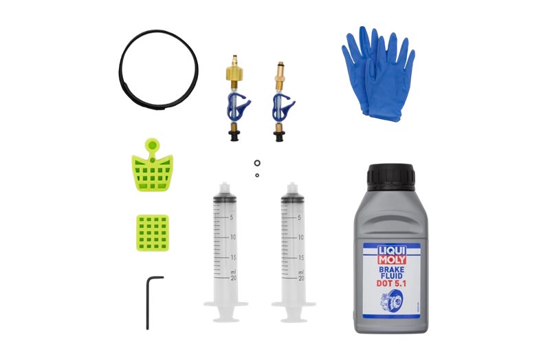 Bleedkit Set for SRAM Hydraulic Brakes Premium Edge Dot