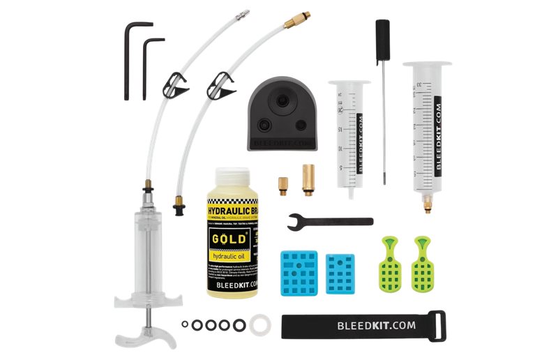 Bleedkit Master Set for Mineral Oil Hydraulic Brakes Workshop Master Gold
