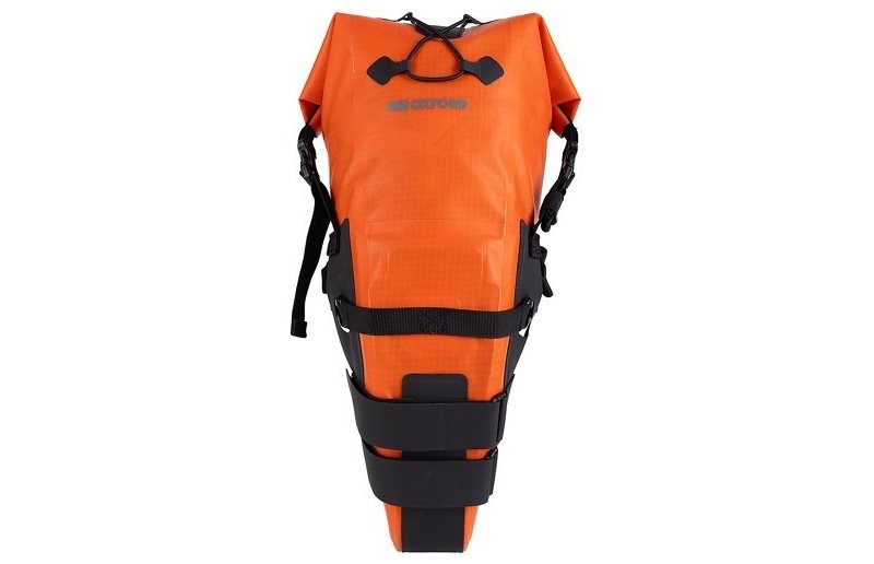 Satulalaukku OXC Seatpost bag Aqua Evo Adventure Pack 10L Orange