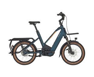 Hopfällbar Elcykel Bergamont Hans-E N5e Belt Matt Petrol Blue