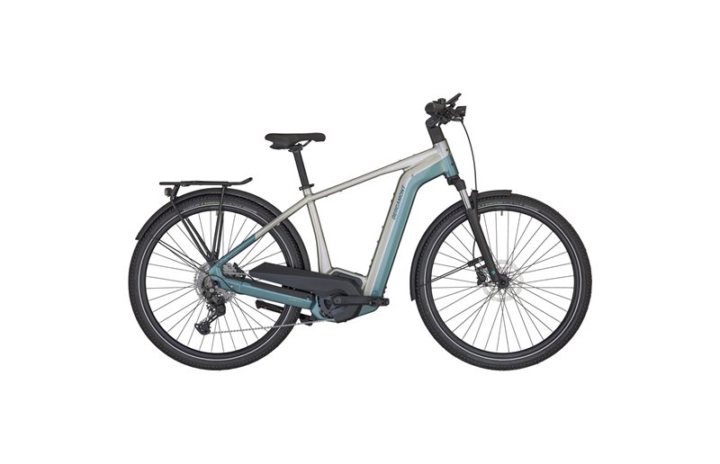 Elcykel hybrid Bergamont E-Horizon LTD Premium Gent Shiny Silver/Sunny Blue