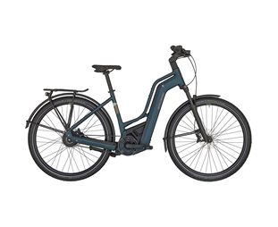 Elcykel hybrid Bergamont E-Horizon Pro Belt Premium Amsterdam Matt Petrol Blue