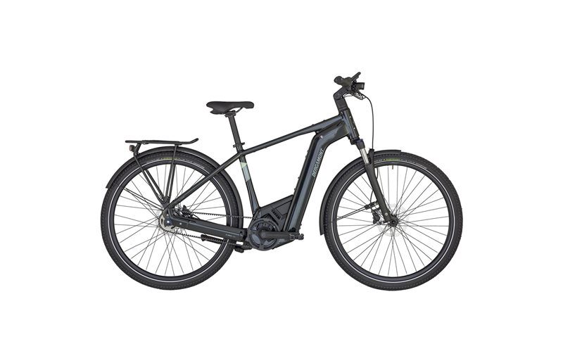 Elcykel hybrid Bergamont E-Horizon Elite 6 Belt Gent Shiny Greenish Black