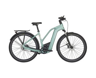 Elcykel hybrid Bergamont E-Horizon Elite 6 Belt Lady Matt Uranian Green