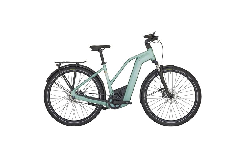 Elcykel hybrid Bergamont E-Horizon Elite 6 Belt Lady Matt Uranian Green