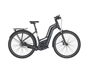 Elcykel hybrid Bergamont E-Horizon Elite 6 Belt Amsterdam Shiny Greenish Black