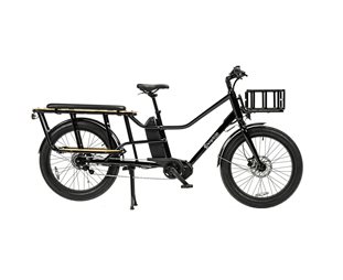 Sähkötavarapyörä Cargobike Longtail Varia Black