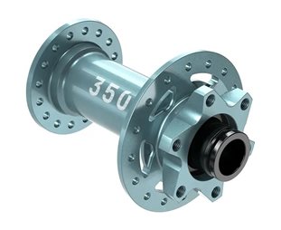 Nav DT Swiss 350 Classic Front 32H Disc IS 6-Bolt Turquoise