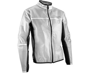 Sykkeljakke Leatt RaceCover Rain Jacket Men Translucent