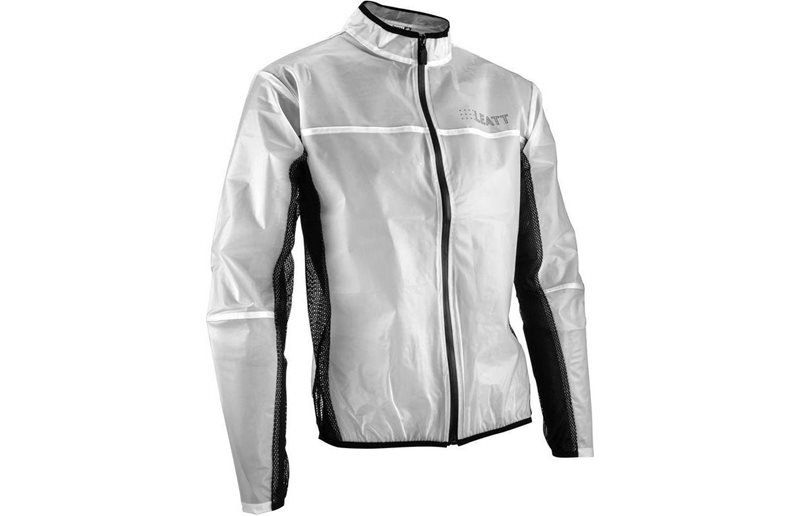 Pyöräilytakki Leatt RaceCover Rain Jacket Men Translucent