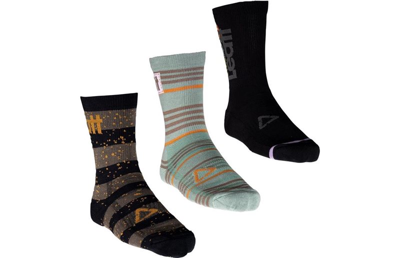 Cykelstrumpor Leatt Socks MTB 3-pack Selection