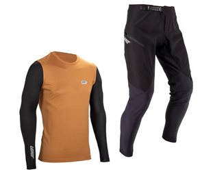 Pyöräilyhousut & Pyöräilypaita Leatt Ride Kit MTB 1.0 Rust