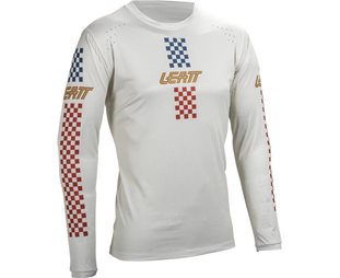 Pyöräilypaita Leatt Jersey MTB Enduro 4.0 L/S Cream