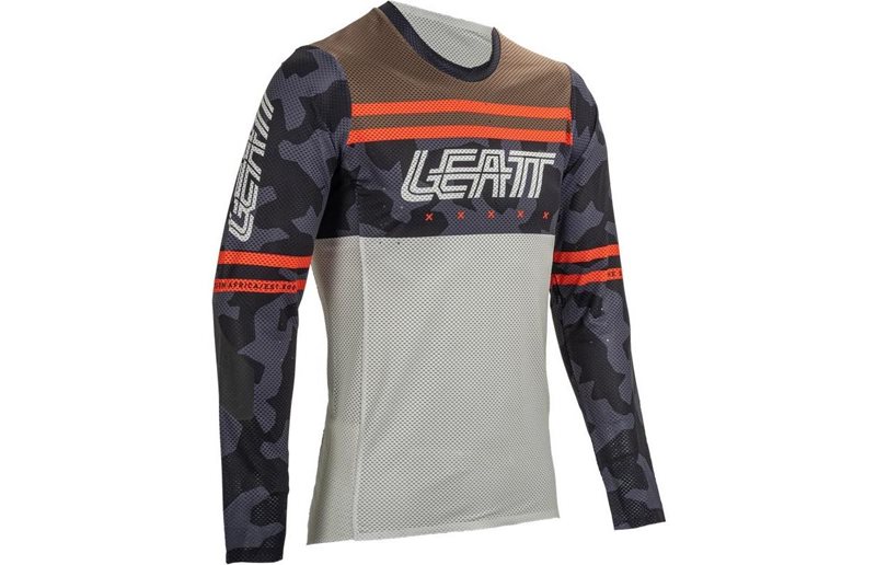 Cykeltröja Leatt Jersey MTB Gravity 4.0 L/S Cream