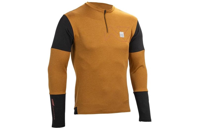 Cykeltröja Leatt Jersey MTB Trail 4.0 L/S Peanut