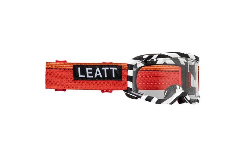 Goggle-ajolasit Leatt Velocity 4.0 MTB X-Flow Stripe-Clear
