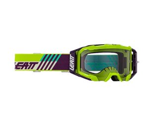Goggle-ajolasit Leatt Velocity 5.5 Cryztal Lime-Purple