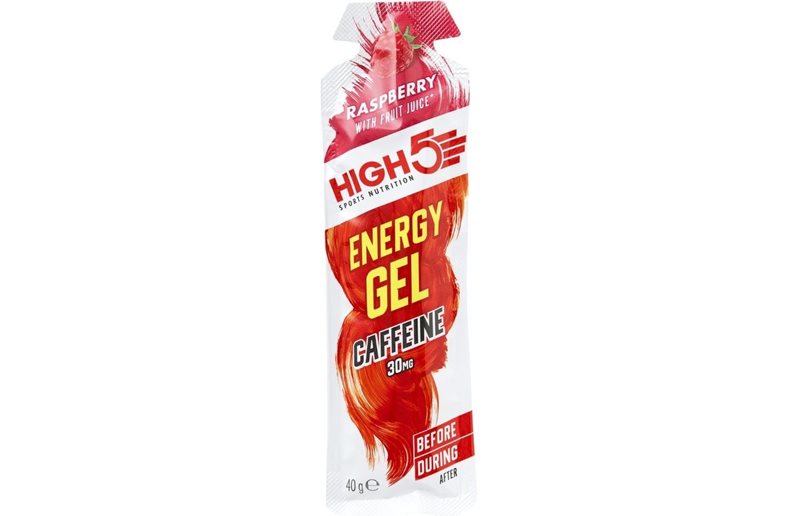 Energiageeli High5 Energy Gel Caffeine Raspberry 40 g