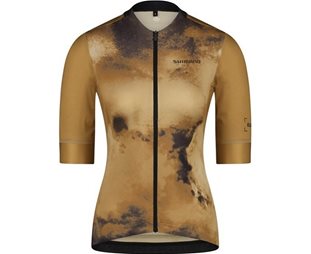 Pyöräilypaita Shimano W's S-Phyre Leggera S.S.Jersey Brown