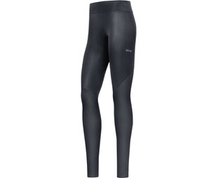 Løpebukser Gorewear R3 Partial Gore Windstopper Tights Women Black