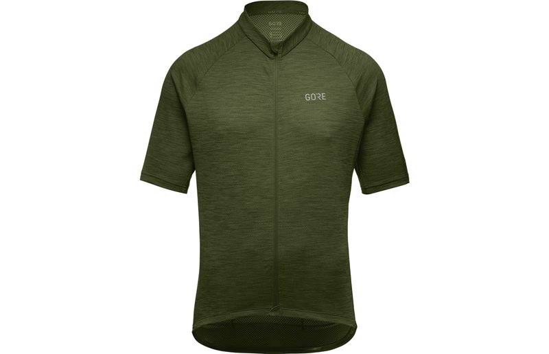 Pyöräilypaita Gorewear C3 Jersey Utility Green