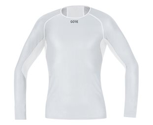 Aluskerrasto Gorewear M Gore Windstopper Base LS Shirt Grey/White