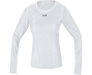 Aluskerrasto Gorewear M Gore Windstopepr Base Thermo LS Shirt Women Light Grey/White