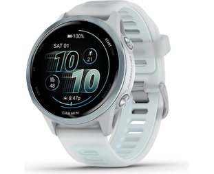Träningsklocka Garmin Forerunner 570 - 42mm Whitestone/Cloud Blue