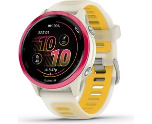 Träningsklocka Garmin Forerunner 570 - 42mm Bone/Raspberry/Mango