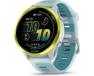 Träningsklocka Garmin Forerunner 570 - 47mm Whitestone/Amp Yellow