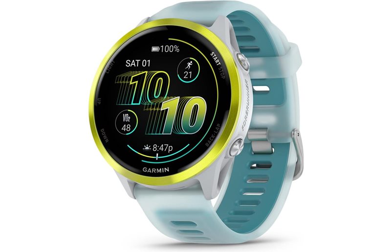 Juoksu-älykello Garmin Forerunner 570 47mm Whitestone/Amp Yellow