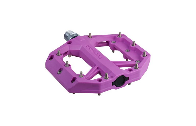 Sykkelpedaler Shimano PD-GR400 MTB Flats Purple
