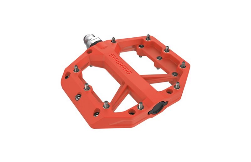 Cykelpedaler Shimano PD-GR400 MTB Flats Röd