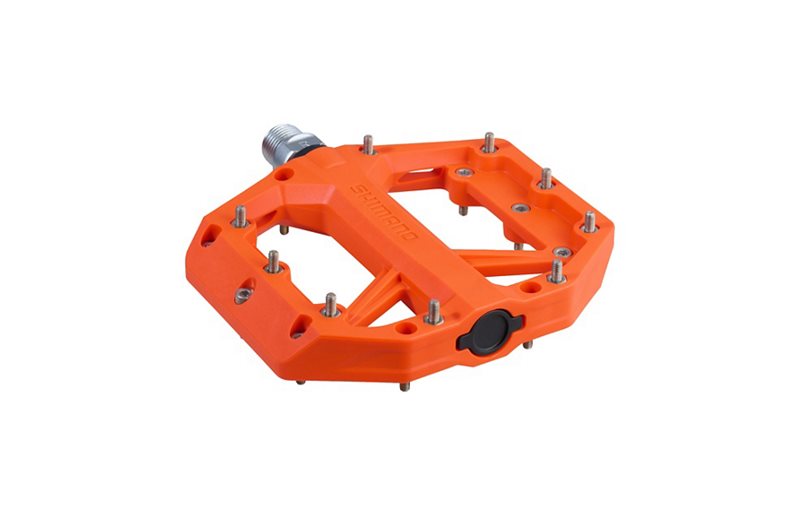 Sykkelpedaler Shimano Flats PD-GR400 Orange