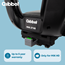 Cykelbarnstol Qibbel Junior 6+ MIK-HD Black