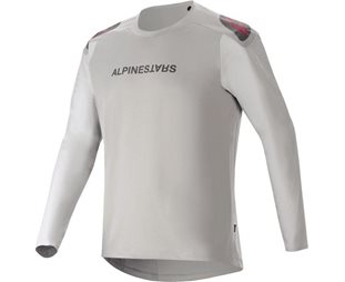 Cykeltröja Alpinestars A-Aria Polartec Switch LS Jersey Light Grey