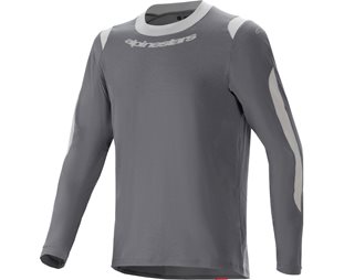 Cykeltröja Alpinestars A-Dura Dri Wool LS Jersey Dark Grey