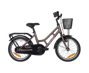 Barncykel Winther 150 Flicka 18" 1v fotbroms Matt Purple