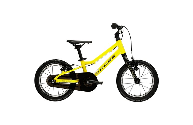 Barncykel Kross Liftie 1 14" Yellow/Black Matt