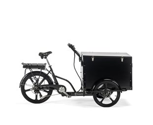Cargobike Lådcykel EL Classic Box Black