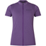 Cykeltröja Endura Dam Loop S/S Zipped Jersey Heather